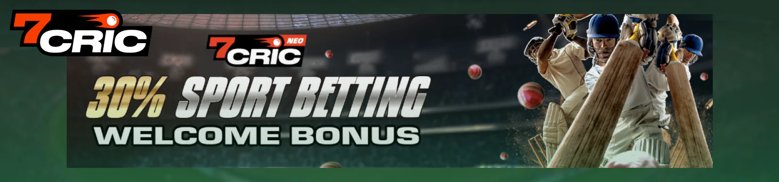 7Cric PK Registration Bonus