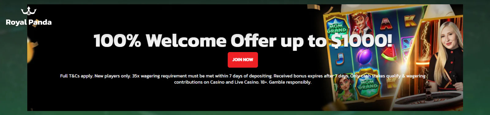 Royal Panda PK Registration Bonus