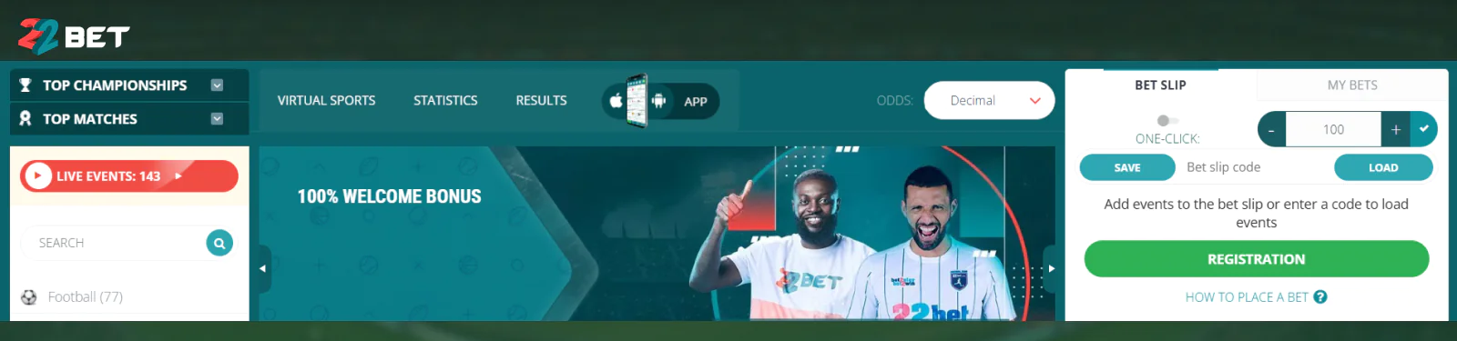 22Bet Pakistan Website Review on Bookiespk
