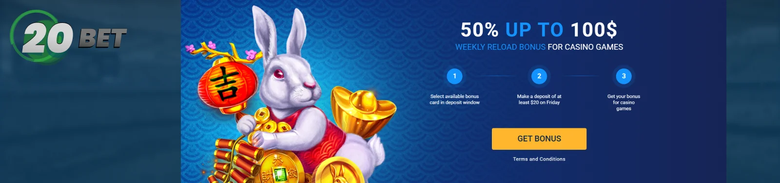 20Bet Promotional Offers