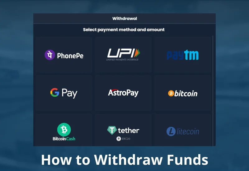 Withdrawal method on 4rabet