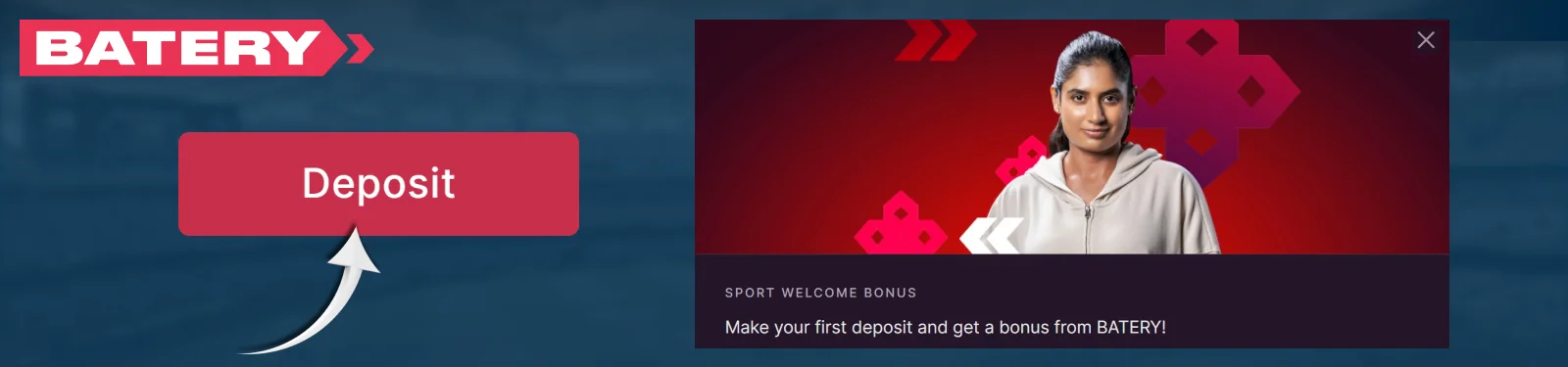 Batery Registration Bonus