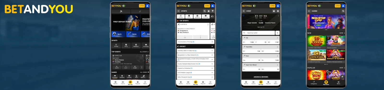 Download BetAndYou App