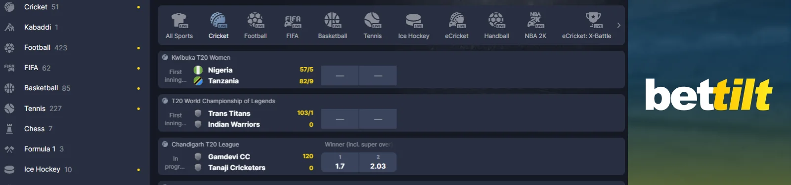 Bettilt Bookmaker Review on MyLegalBookie