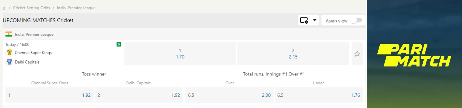 Parimatch Bookmaker Review on MyLegalBookie