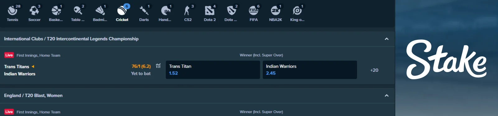 Stake Bookmaker Review on MyLegalBookie