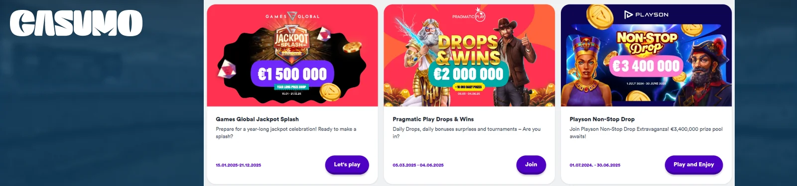 Casumo Promotional Offers