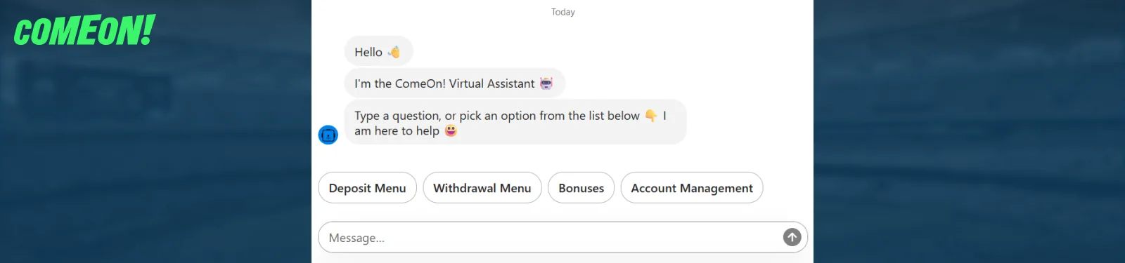 Contact ComeOn Support