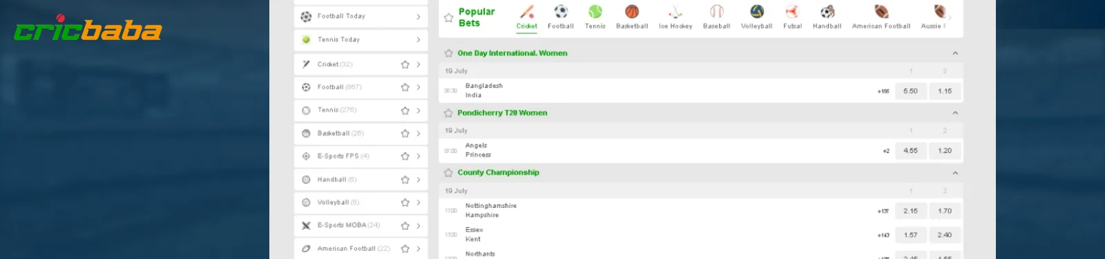 CricBaba Sports Betting Guide