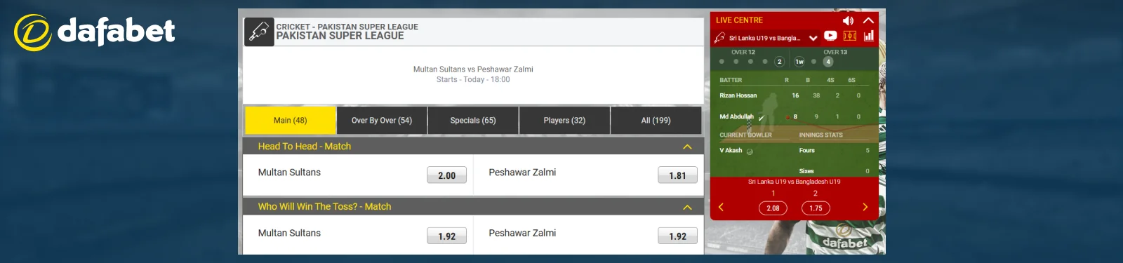 Dafabet Sports Betting Guide
