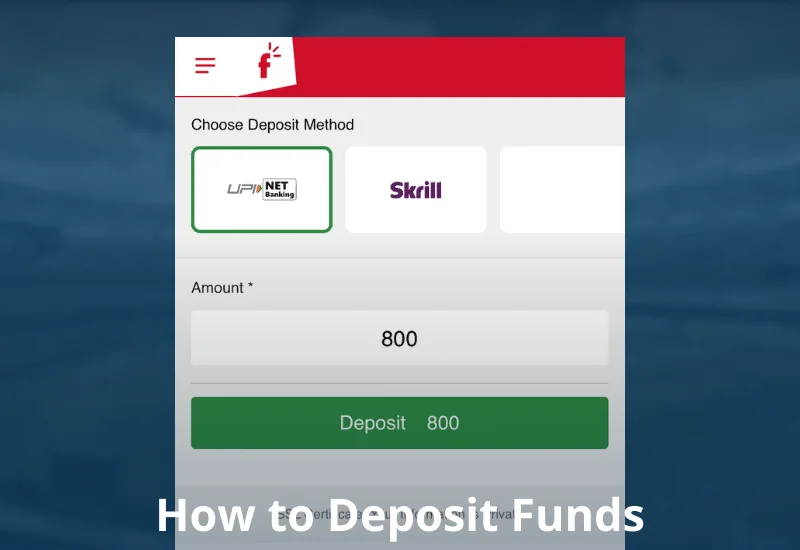 Recharge method on FunBet