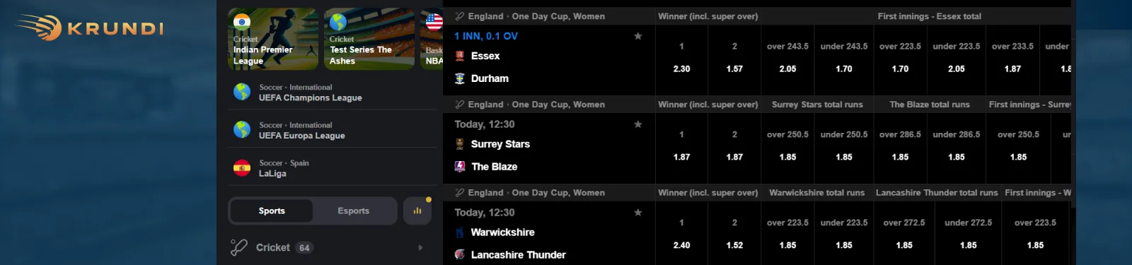 Krundi Sports Betting Guide
