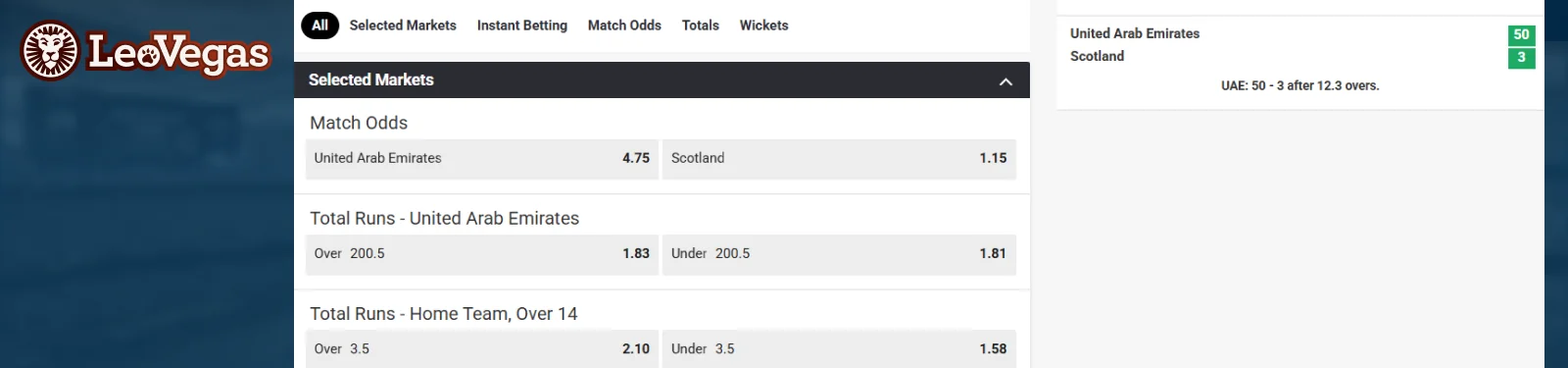 LeoVegas Sports Betting Guide