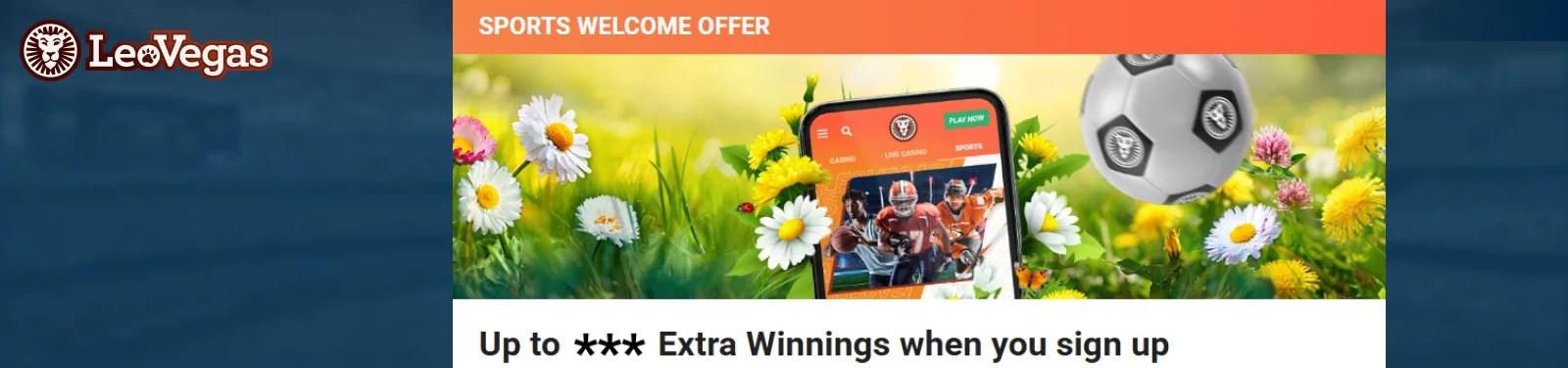 LeoVegas Registration Bonus