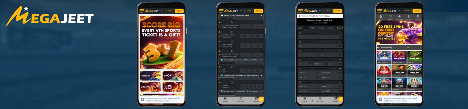 Download Megajeet App