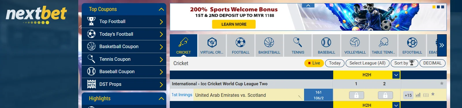 NextBet Sports Betting Guide