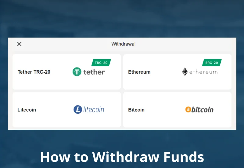 Withdrawal method on Parimatch