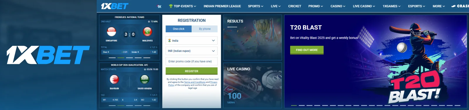 1xBet Website Review on MyLegalBookie